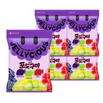 3가지 포도맛의 젤리셔스 포도먹은구미 60g 15개