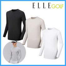 엘르골프 남성골프웨어 남자골프복 라운드 기본 속티 티셔츠 6I15351