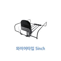 [위드정우] 자동푸셔 와이어 타입 진열대 멀티세트 철제 5inch (12개), 12개 1세트 (1개 22800원)