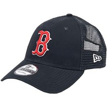 뉴엘라 메쉬 캡 남성 여성 9forty trucker 9forty adjustable new era 캡 모자 mlb 메이저 리그 봄 여름 병행 ​​수입품, 레드삭스, 무료 크기