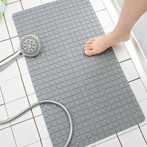 미끄럼방지 논슬립 욕실 매트 실리콘 화장실 바닥 패드 물빠짐 발판 목욕탕 깔개 깔판, No.02실리콘논슬립안전매트아이보리
