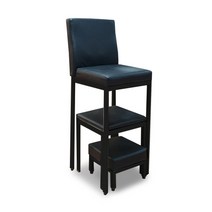 가구엔 슬림형 패디의자세트(대)무광블랙프레임 전문샵의자, S네이비