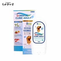 반려견 개 짜먹는치약 120ml 사과향 어덜트 강아지구강청결제 입냄세제거 잇몸질환예방 살균효과 구내염
