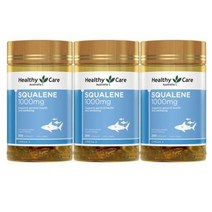 헬시케어 스쿠알렌 1000mg 200캡슐 3개