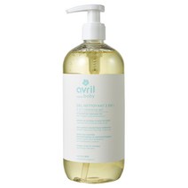 (프랑스 직배) 1+1 Avril 아브릴 자연주의 베이비 투인원 샴푸 바디 페이스 클렌저 500ml cleansing gel Baby 500 ml - Certified or