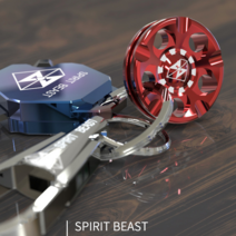 열쇠고리악세사리 - SPIRIT BEAST 키링악세사리 알루미늄악세사리 열쇠악세사리, 바이올렛블루