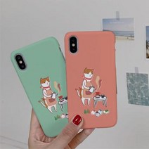 그노 핸드드립 고양이 하드케이스 갤럭시노트3:다홍색, 1개