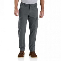 칼하트 Rugged 플렉스 릴렉스드 핏 Canvas 카고 Work 팬츠 바지 121152