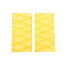 BMW 호환 혼다 스즈키용 바이크 오토바이 핸들 열 수축 그립 커버 고무 핸들바 장갑 슬립 진동 방지 1 쌍, [09] Handlebar-Yellow