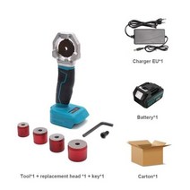 논가스용접기 노가스 용접기 18V 리튬 배터리 전원 무선 PE/PPR 워터 파이프 멜터 플라스틱 용접기 핫 멜, 02 1 Battey EU Plug, 02 1 Battey EU Plug