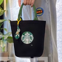 스타벅스 지퍼형 에코백(중형) + 스벅 곰돌이 키링 증정 (국내발송)