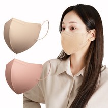 새부리형 컬러 마스크 50매 대형 여성용 초등학생용, 카라멜라떼(S) 50매