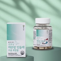 휴나인 레몬밤 민들레 추출 복합물 60 정, 60정, 1개