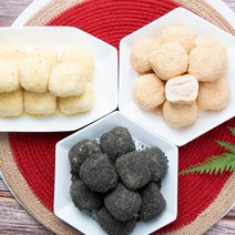 떡집닷컴 앙금인절미모듬 콩가루+흑임자+카스테라 (40g - 30개)/