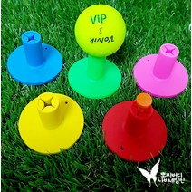 동계고무티 골프티 롱티 숏티 골프용품, 레드