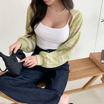 [겟잇미] 빌카리 단가라 여성 크롭 볼레로 (8854828)