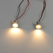 스포트라이트 1W 미니 LED 스포트라이트 천장 작은 오목한 쇼케이스 버랜더 주방 단계 벽 램프 12V 조도 가, 02 1W 120degree_01 DC12V, 02 Warm White