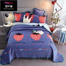 담요 미끄럼방지 크리스탈 벨벳 침대커버 시트 싱글 더블 스프레드, C06-200x230cm(레이스 타입)