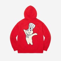 슈프림 도우보이 집업 후드 스웨트셔츠 레드 - 22FW Supreme Doughboy Zip Up Hooded Sweat셔츠 Red 205736