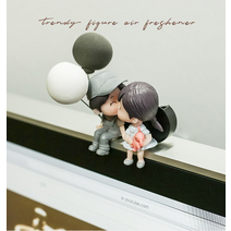 차량용 방향제 실내 방향제 독특하고 귀여운 피규어 방향제, 방향제 리필, 1개