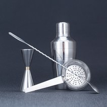 집들이 랙 전문 바텐더 핸드 장비 바웨어 칵테일키트 취미 홈파티 제조, 보론 쉐이커 미러 4종 세트