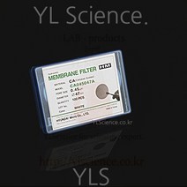(YLS) CA (Mixed Cellulose acetate) Membrane Filter 친수성 멤브레인필터 Autoclave가능 수용액 알코올성용액 맴브레인필터 고온가스사용가능, YL-CA020047A (100매입)