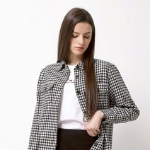 타미힐피거 울 블렌드 하운드 셔츠 자켓 (T22C0WJC031WT101X)