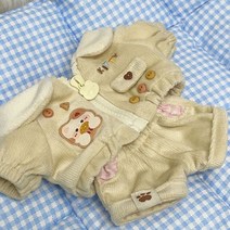 무속성솜인형 아이돌 20cm 몸체 모던 조카선물 키덜트 수제 눈망울 솜깅이 하얀, 카키 칼라 패딩, 20센티