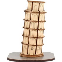 랜드마크 목재 입체퍼즐 - 영플래닛 피사의 사탑, 랜드마크 목재 입체퍼즐 - 영