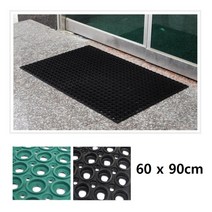 학교 매장 현관 빗물 먼지털이 고무발판 아파트 눈비 건물 로비 상가 매트, 1개, 블랙 60X90cm