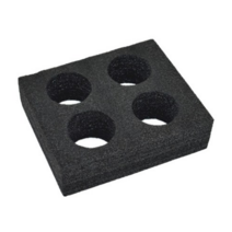 배달용 4구 컵홀더, 1개, 검정