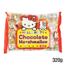 말랑 쫀득 헬로키티 마쉬멜로우 초콜릿맛 80개입, 320g, 1개