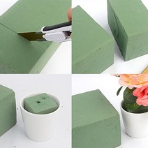 꽂꽂이폼 블록 플로랄폼 플로라폼 플로랄폼 꽂자재, 조화용