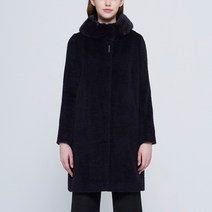 올리비아로렌 [역시즌 특가] 밍크 퍼 (보카시) 차이나 알파카 코트!!!!