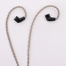 가수인이어 커스텀인이어 4코어 무산소 구리 실버 도금 헤드폰 업그레이드 iem 케이블 HIFI 이어폰 와이어, 11 3.5mm QDC