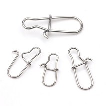호환 낚시배 바다낚시배요트 부품 100pcs 000-5 좋은 후크 스냅 핀 304 스테인레스 스틸 럴 회전 미끼 커넥터 액세서리 pesca, 사이즈 00