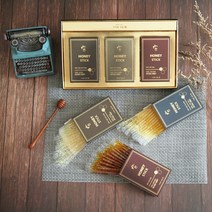 40년전통 이희철 진꿀 100%천연 벌꿀 설 선물세트 스틱꿀 3종 세트+쇼핑백, 아카시아+야생화+밤꿀, 3종 선물세트+쇼핑백