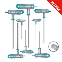 토탈 TOTAL T렌치세트 육각 8PCS 2~10MM, 8개