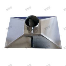 주방 후드 업소용 닥트 덕트 배기 흡입 스테인레스, 라운드 400mm 인터페이스200mm