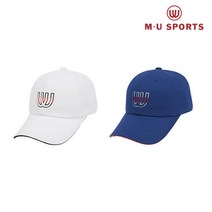 엠유스포츠 [엠유스포츠] 남성 로고 볼캡 (MU21133H252), 블루