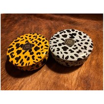 [더초] 레오파드 틴케이스 캔들 550ml 오픈선물 집들이선물 향기 발향좋은 초, 향:클린코튼 / 컬러:스카이블루