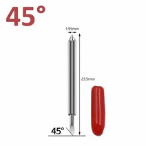 30/45/60 도 롤랜드 크리컷 커팅 플로터 비닐 오프셋 나이프 블레이드 샤프하고 내구성이 강한 조각, 02 45 degrees_01 5Pcs