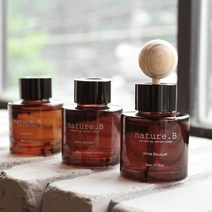 네이처비 디퓨저 실내 방향제 사무실 자동차 50ml+50ml+50ml, 선택1_레이니가든 50ml_선택2_화이트부케 50ml