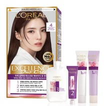 엑셀랑스 듀오크림 나눠 쓰는 새치커버 염색약 +오일샤쉐5장, 3호 흑갈색