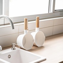 다용도 심플 플라스틱 손잡이 욕실 주방 물바가지 1.3L, 혼합색상, 1개