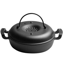 찜기 후라이팬 군옥수수 군밤 고구마 캠핑 겨울간식 직화냄비 직화구이, 26cm대형굴뚝고구마냄비