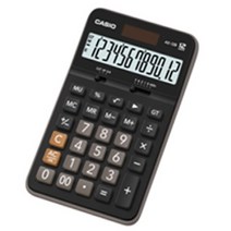 카시오 계산기 AX-12B 전산 세무 회계 시험 은행 업무 사무용 가정용