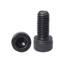 흑착색 육각 렌치 볼트 SCM 콜라, M12, M12 x 100 mm