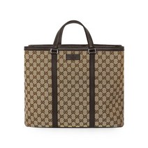 구찌 449169 KY9KN 9886 수프림 GG 캔버스 라지 크로스 토트백 브라운