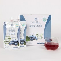 올댓리빙 알로에음료 슬림핏 알로에 블루베리 100ml x 10포, 1개